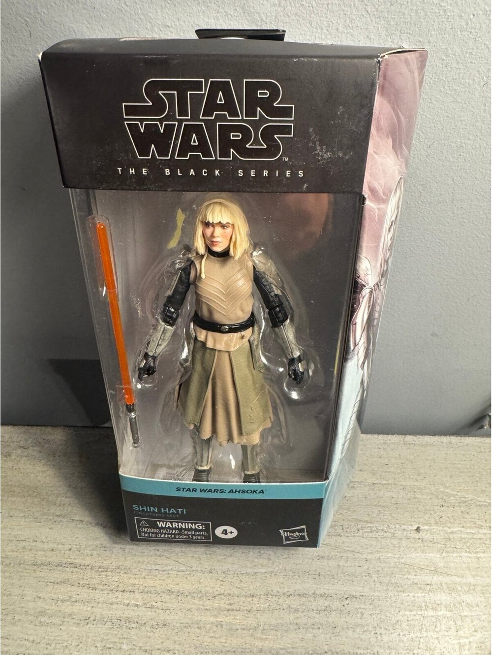 Star Wars Black Series Shin Hati #10 Ahsoka 6” Hasbro Figure New Box Wear